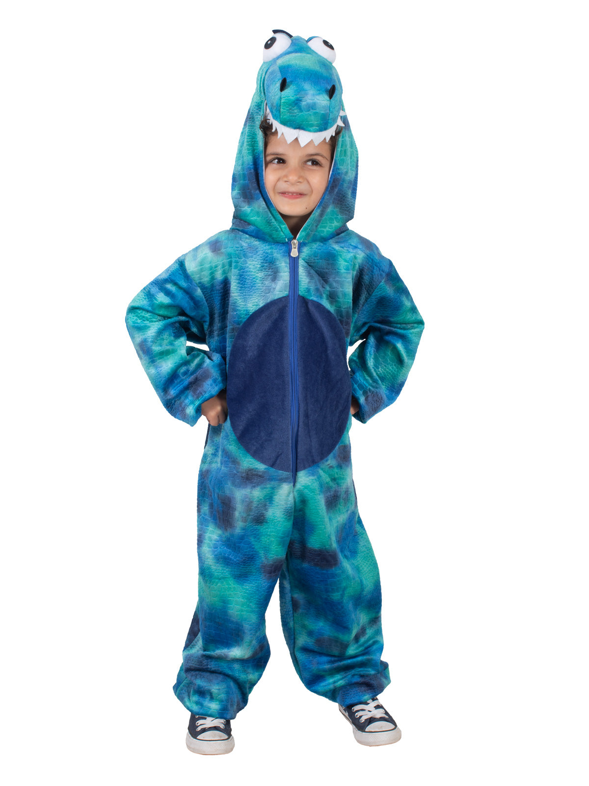 Roarin' Rex Blue Dinosaur Child Costume