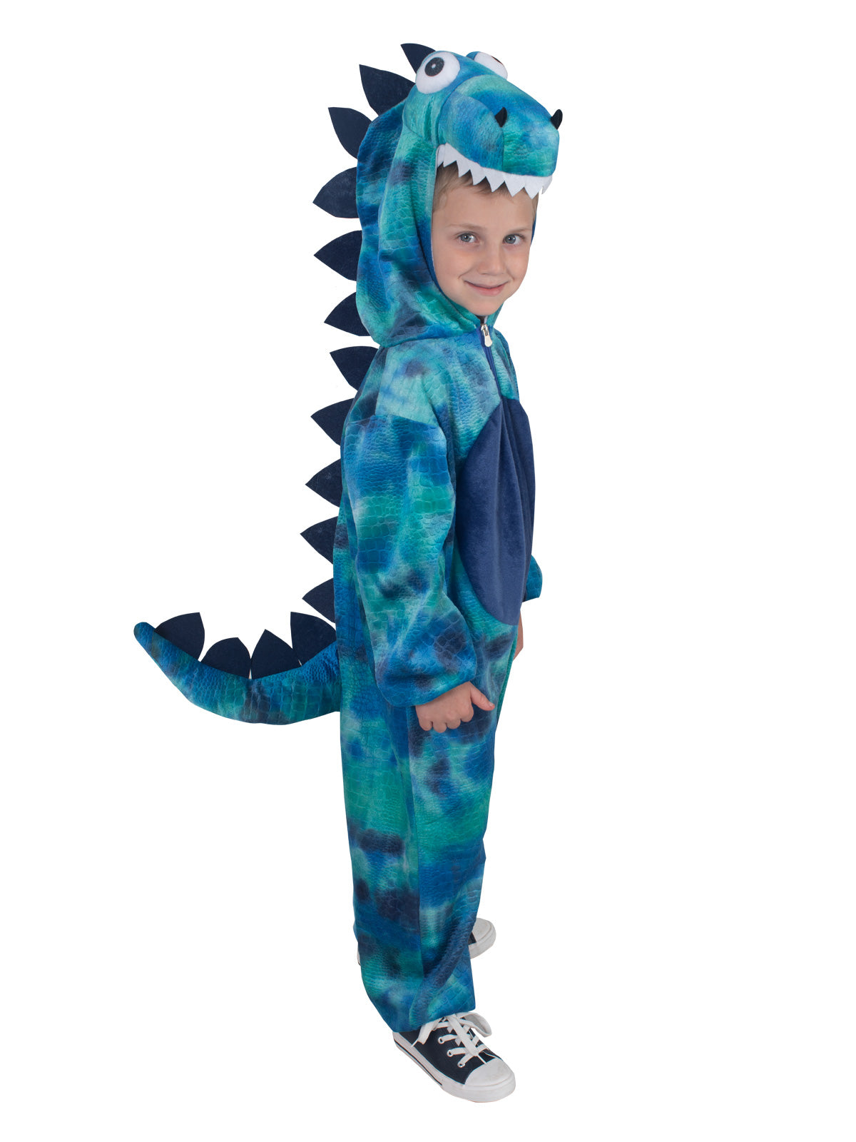 Roarin' Rex Blue Dinosaur Child Costume