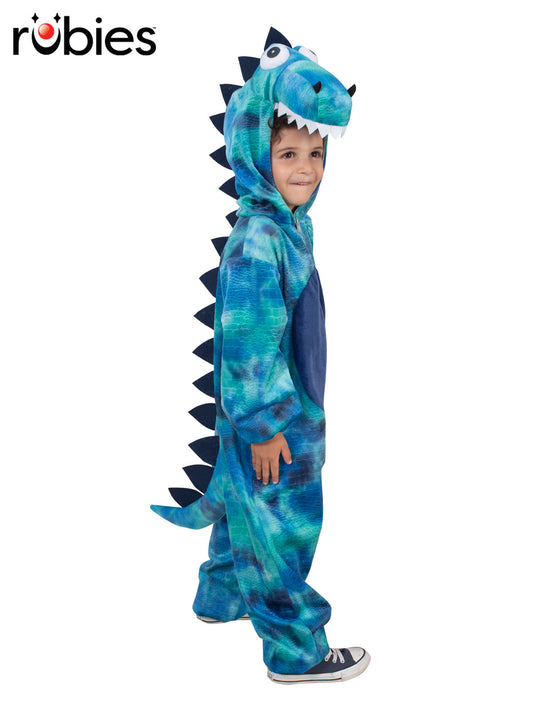 Roarin' Rex Blue Dinosaur Child Costume
