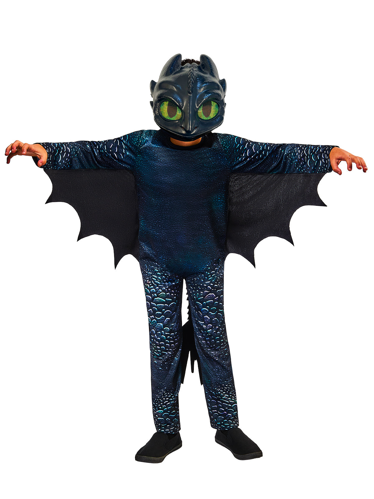 Toothless Night Fury Dragon Child Deluxe Costume Genuine Licensed