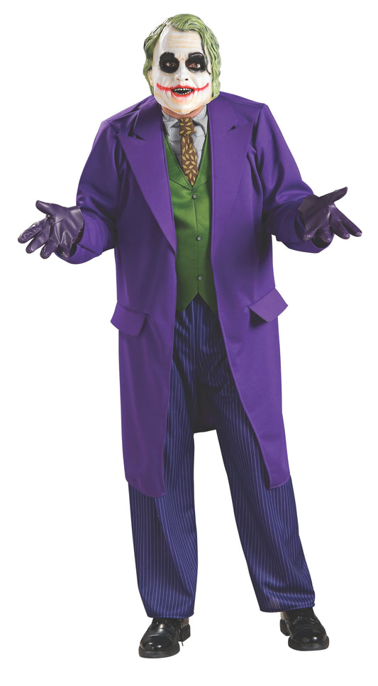 The Joker Batman Villian Deluxe Adult Men's Costume Std & XL - Licensed