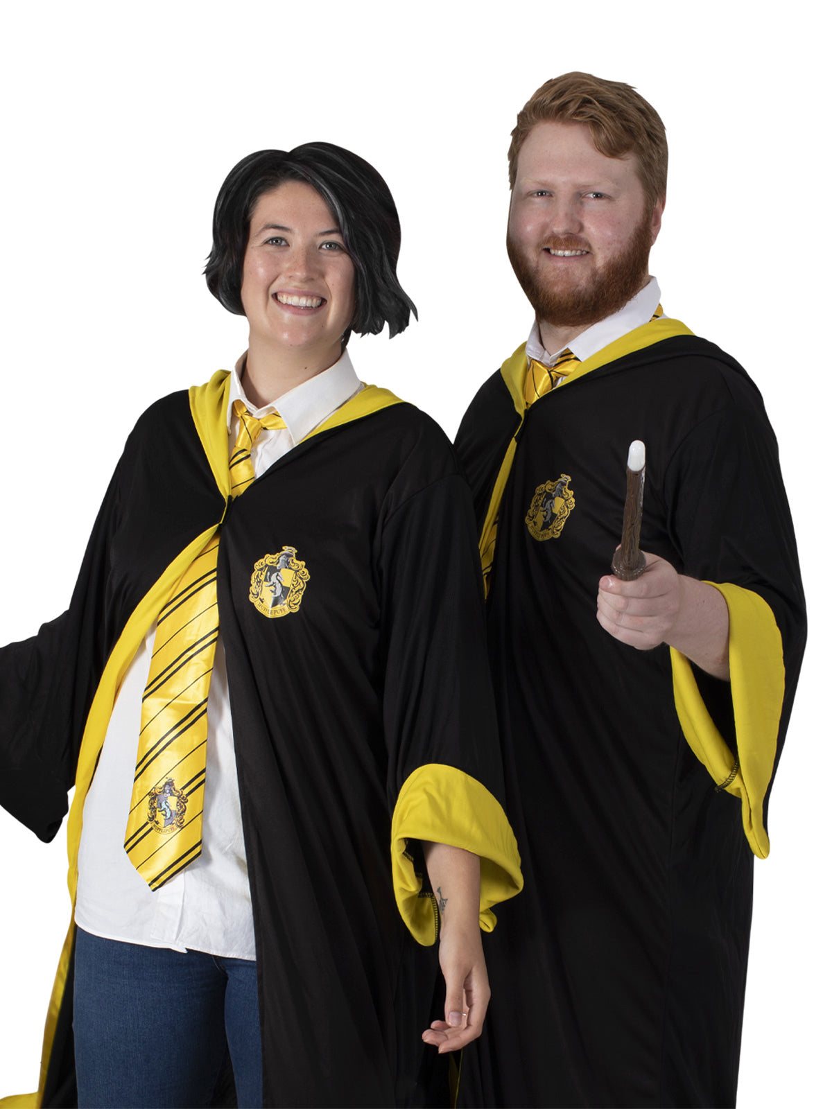 Harry Potter Hufflepuff Adult Costume Robe - Licensed