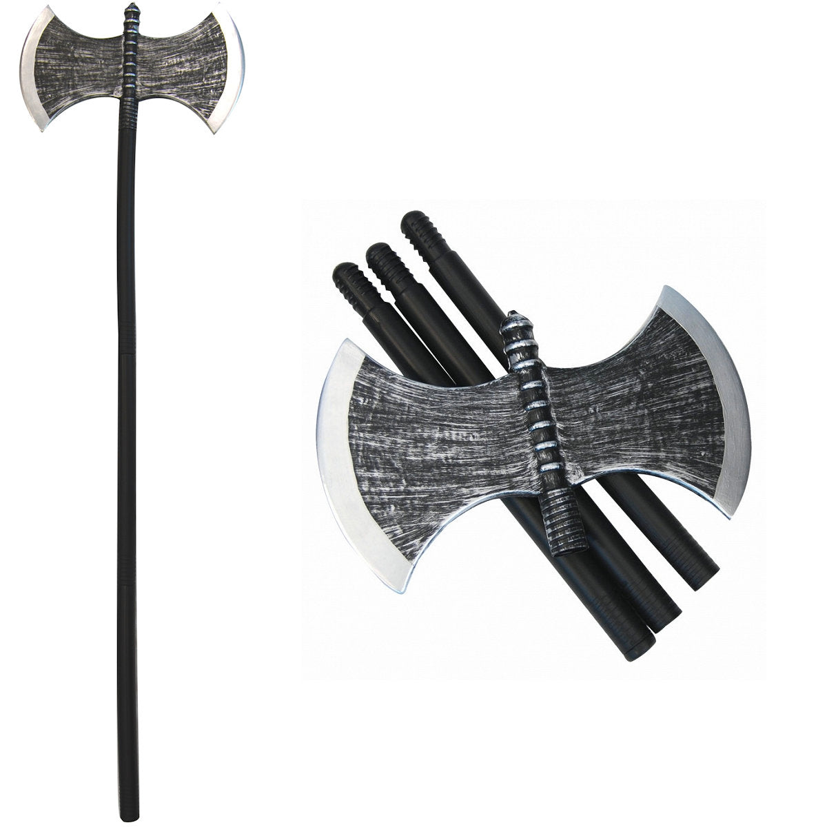Executioner Axe Collapsible 102cm long Axe 30cm wide Costume Accessory