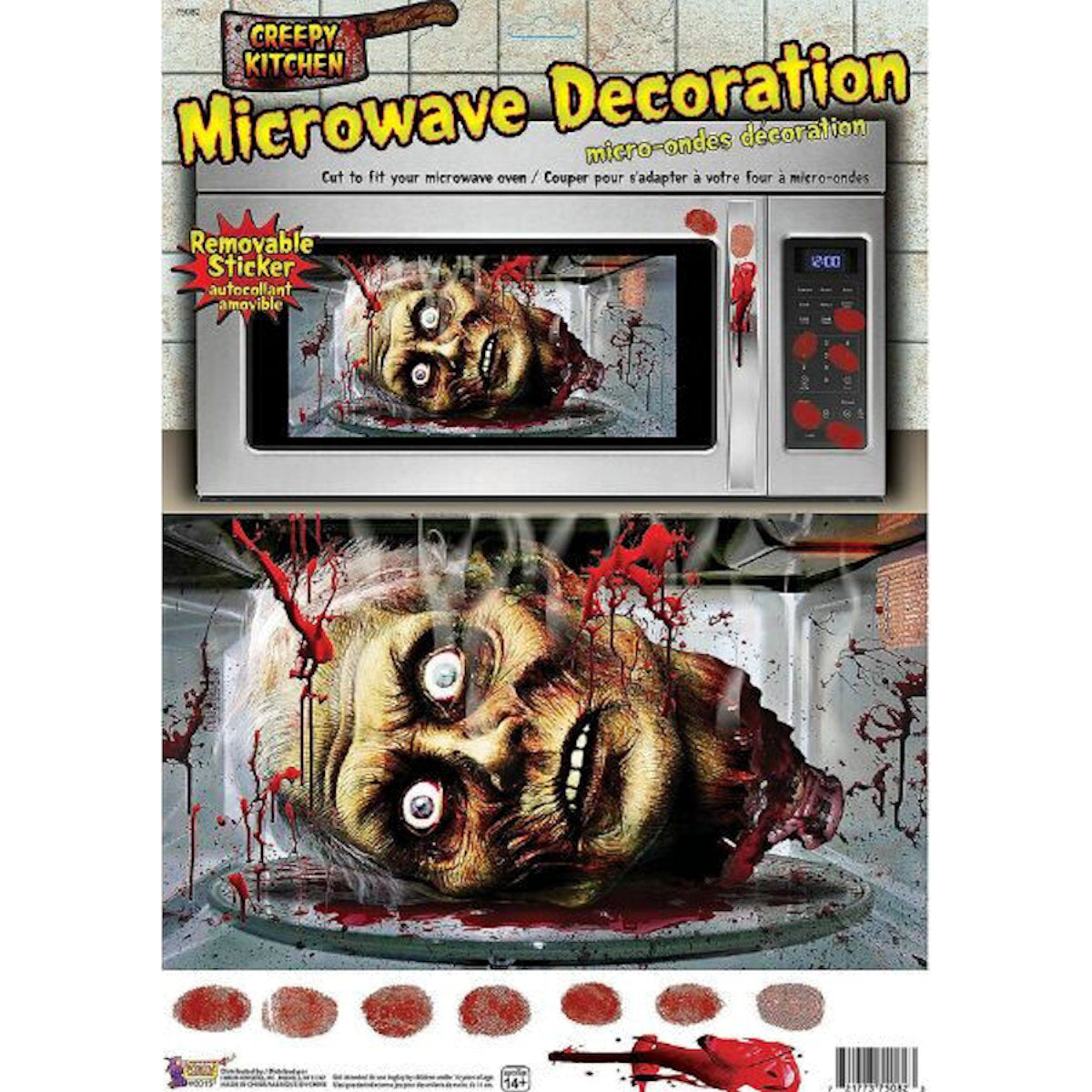 Microwave Party Decoration Halloween Severed Head