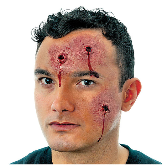 Bullet Holes Latex Appliance Cinema Secrets Woochie Body Hits Makeup Special FX