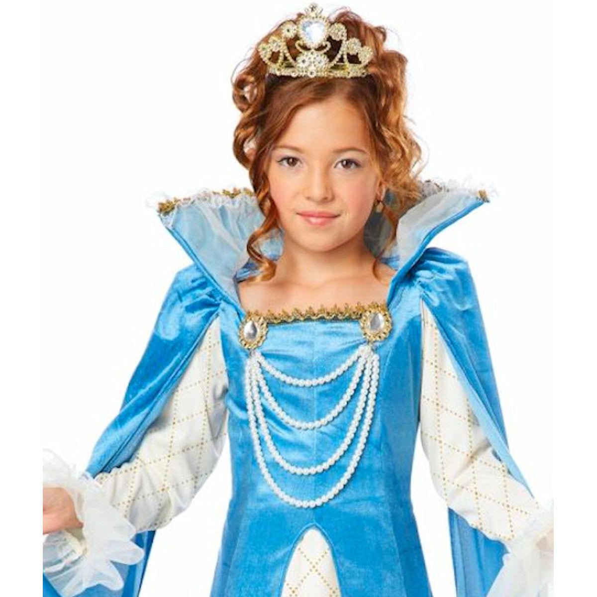 Renaissance Princess Queen Girls fancy dress Costume WITH Crown