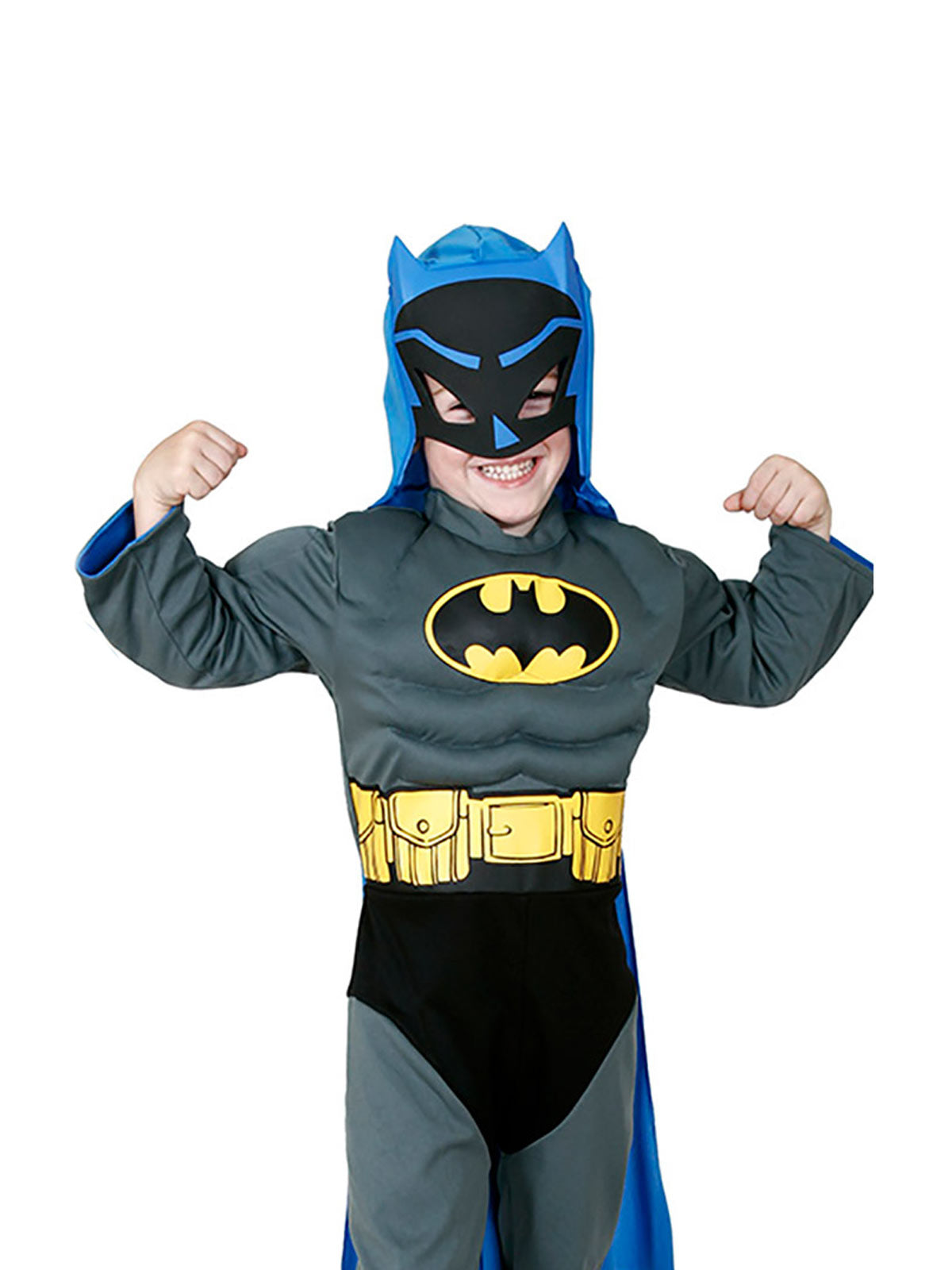 BATMAN TO SUPERMAN REVERSIBLE COSTUME, CHILD 4-6 years
