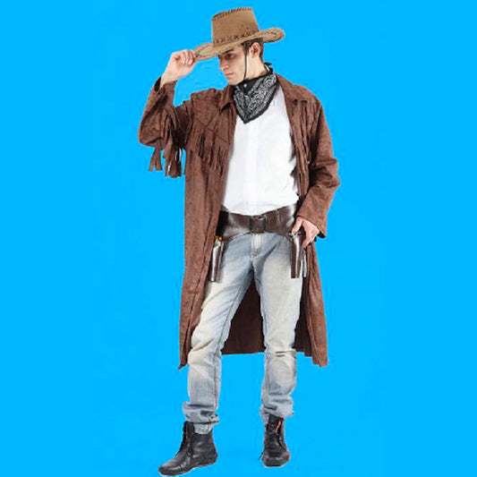 Cowboy Gunfighter Western Great Men's Fancy Dress Costume