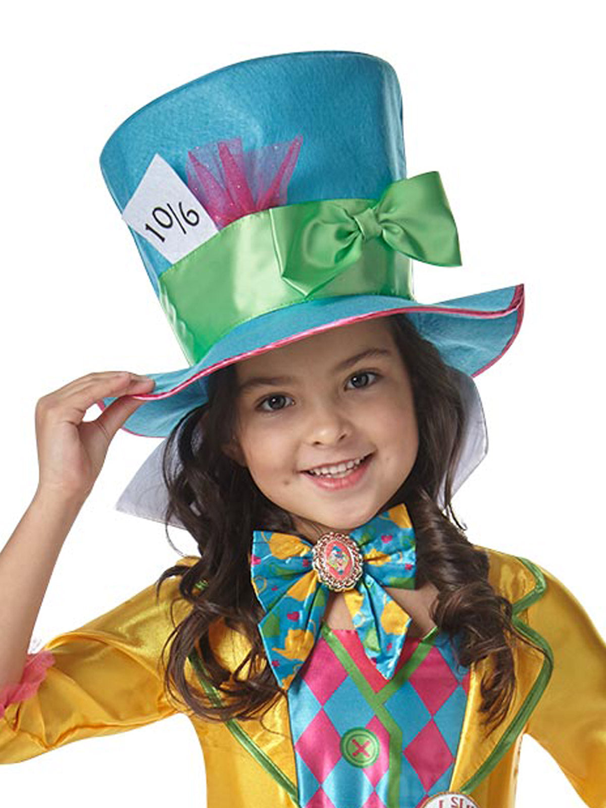 MAD HATTER GIRLS DELUXE COSTUME ALICE IN WONDERLAND