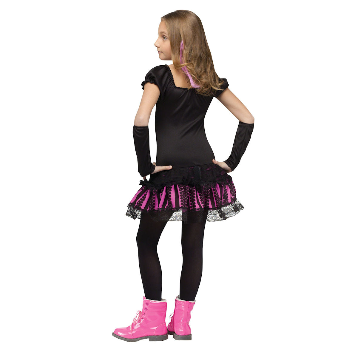 Sally Skully Girls Skelleton Halloween Fancy Dress Costume