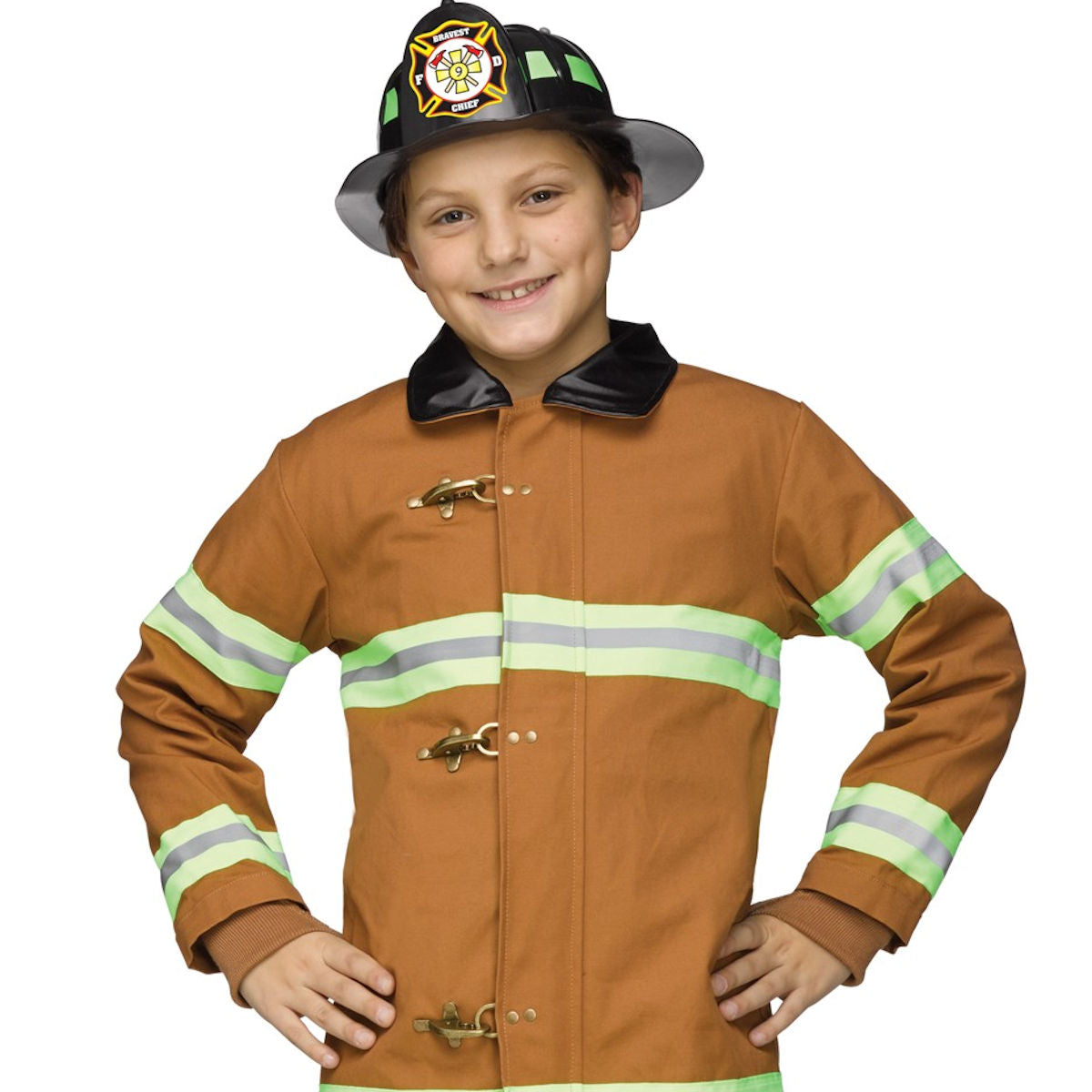 Fireman Deluxe Boy's Costume Authentic Licensed Issue