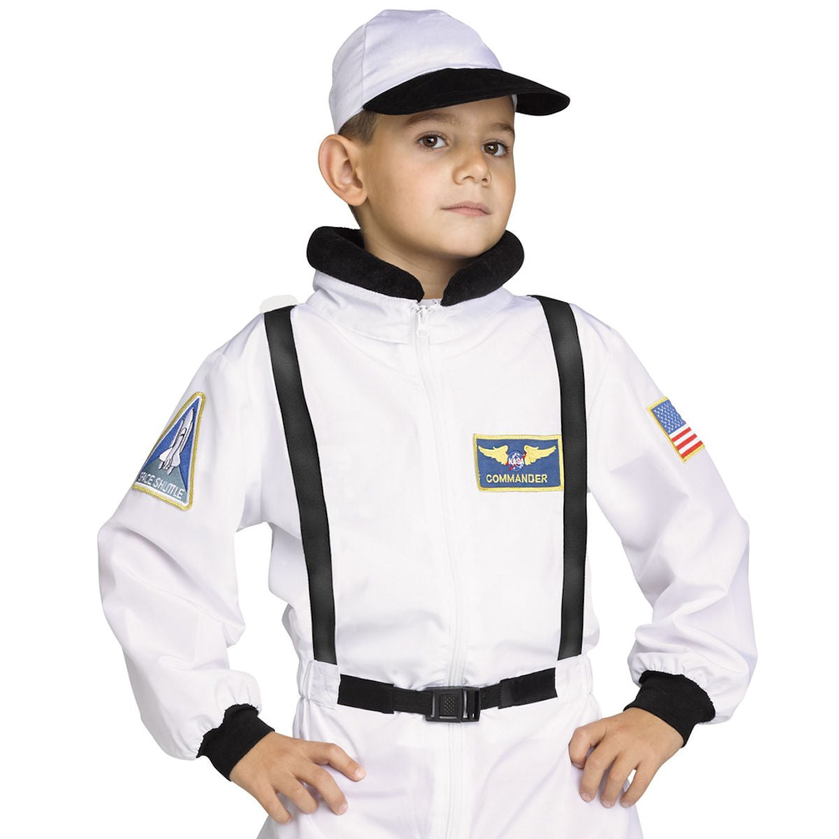 Astronaut Shuttle Commander Boys Costume NASA Licensed