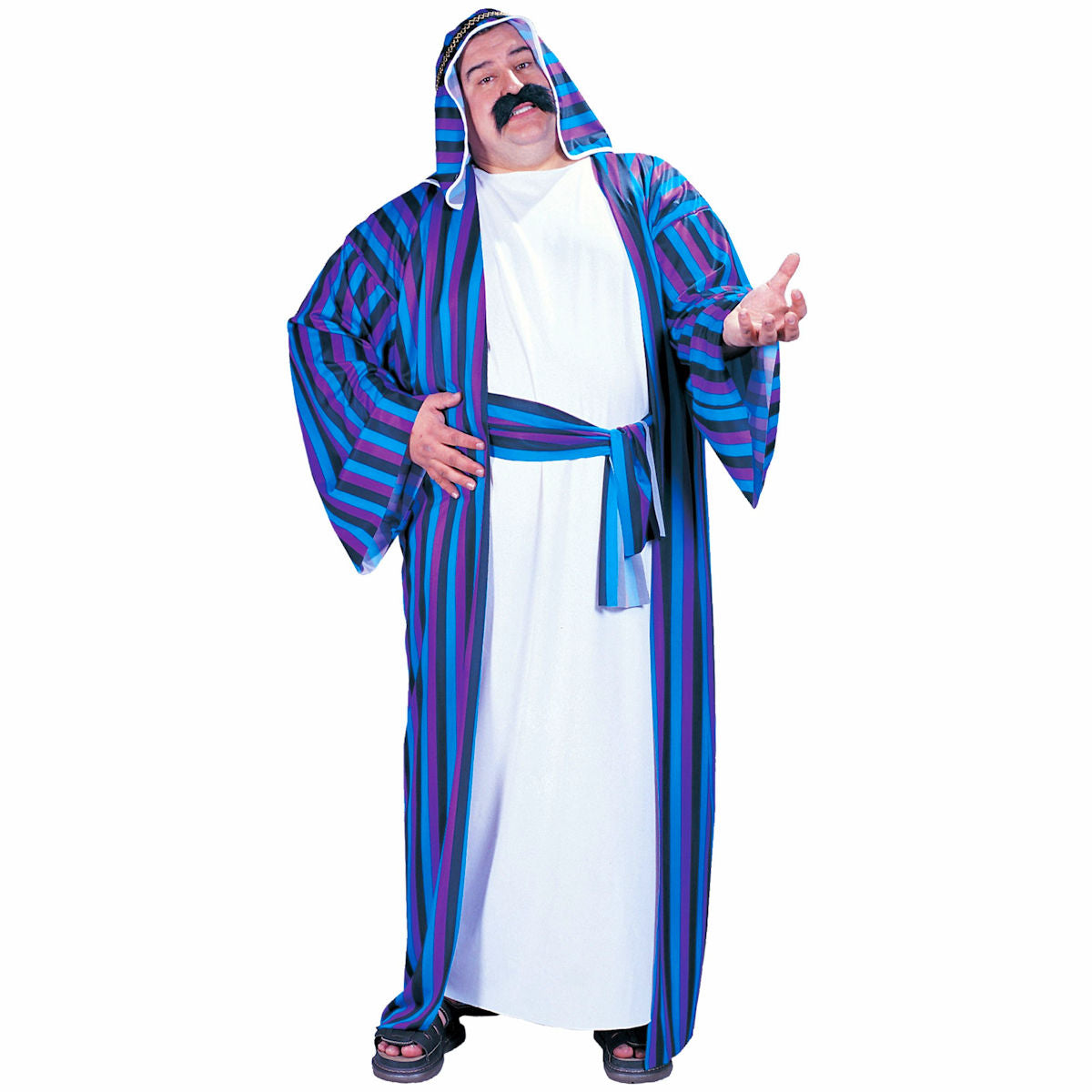 Chic Sheik Arab Men's Plus Size Fancy Dress Costume