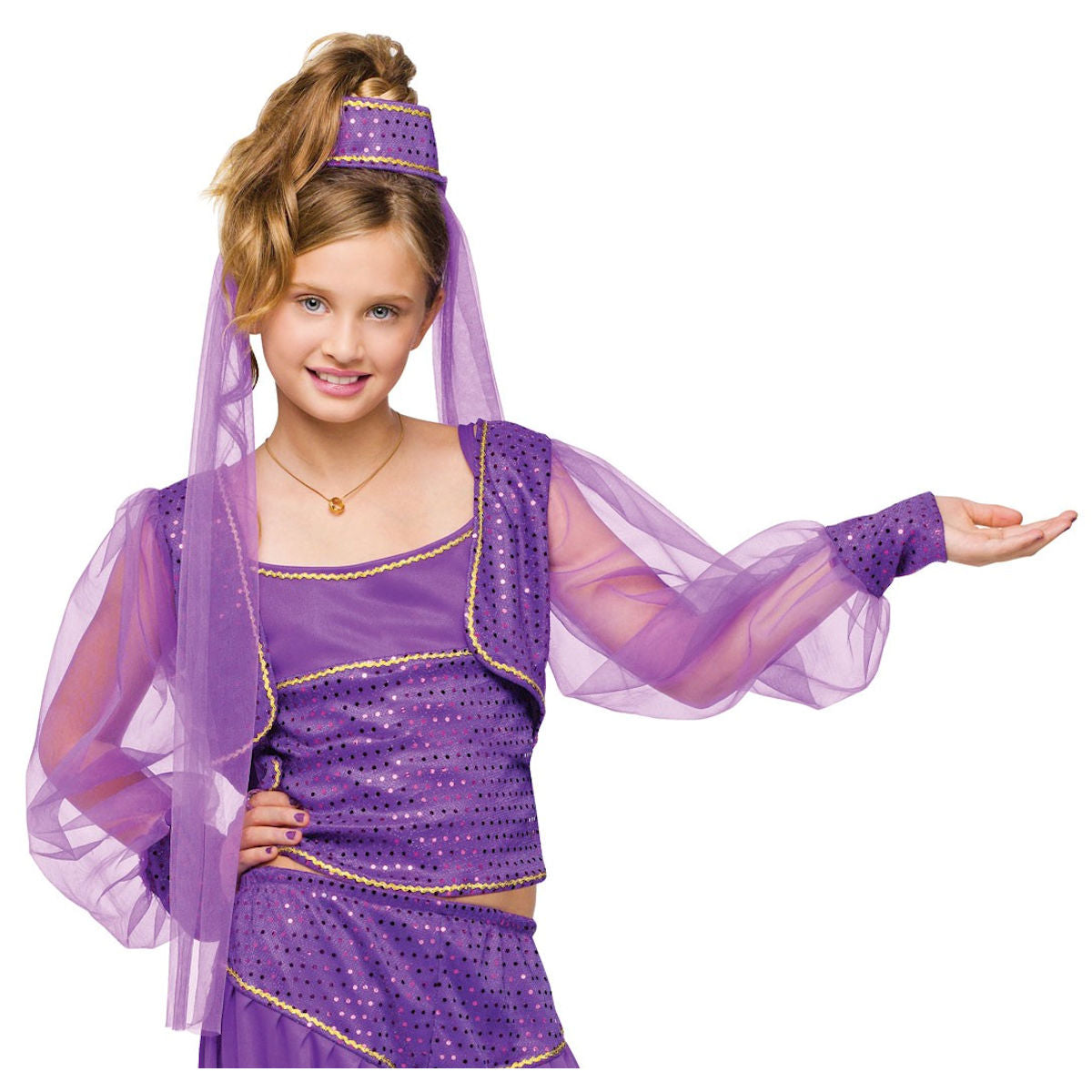 Princess Jasmine Aladdin Arabian Genie Girls Costume