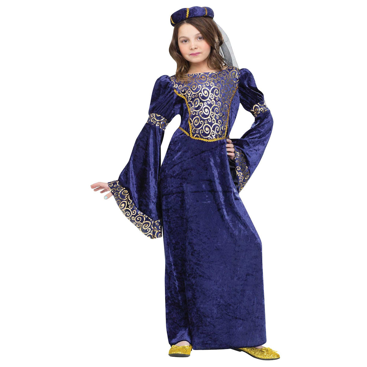 Juliet Capulet Gorgeous Renaissance Princess Girls Shakespeare Fancy Dress Costume