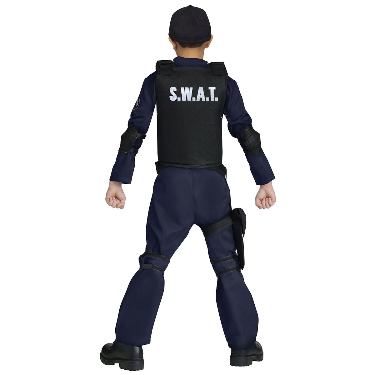 S.W.A.T. Commando Deluxe Boy's Costume includes Belt and Holster