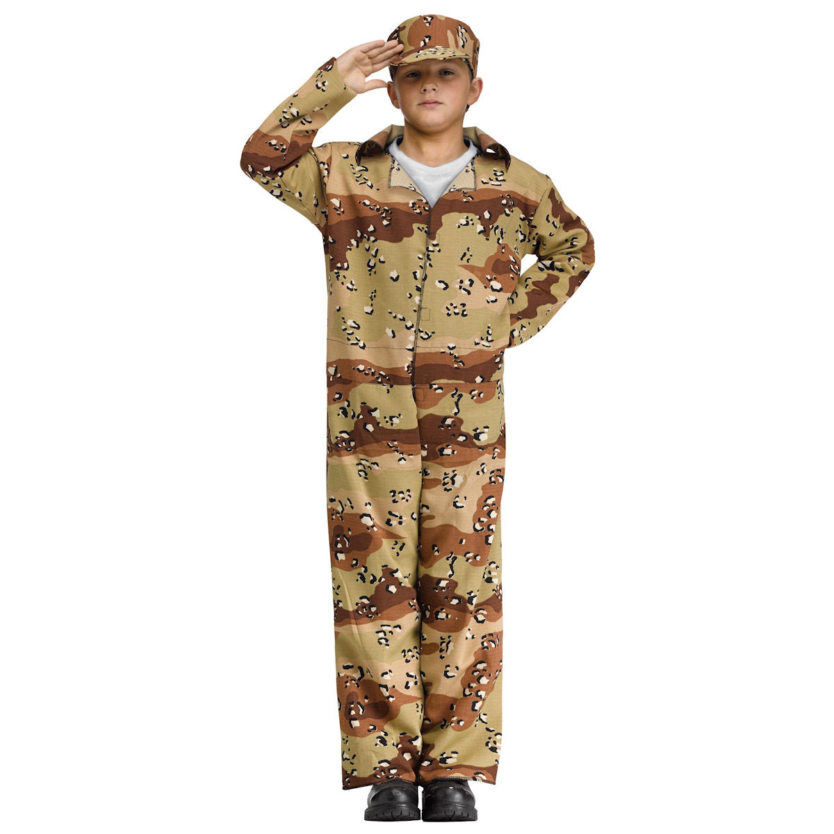 Commando Army Soldier Desert Camoflauge Boy's Costume Authentic Issue