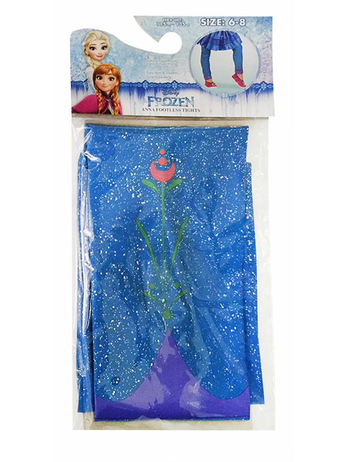 Frozen Anna Footless Tights Child Girls Costume Accessory