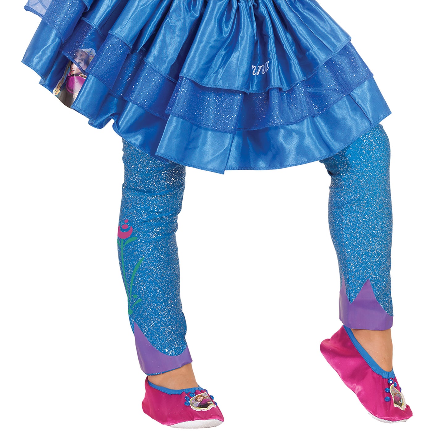Frozen Anna Footless Tights Child Girls Costume Accessory