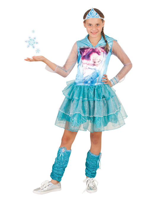 Frozen Elsa Hooded Dress Child Girl's costume