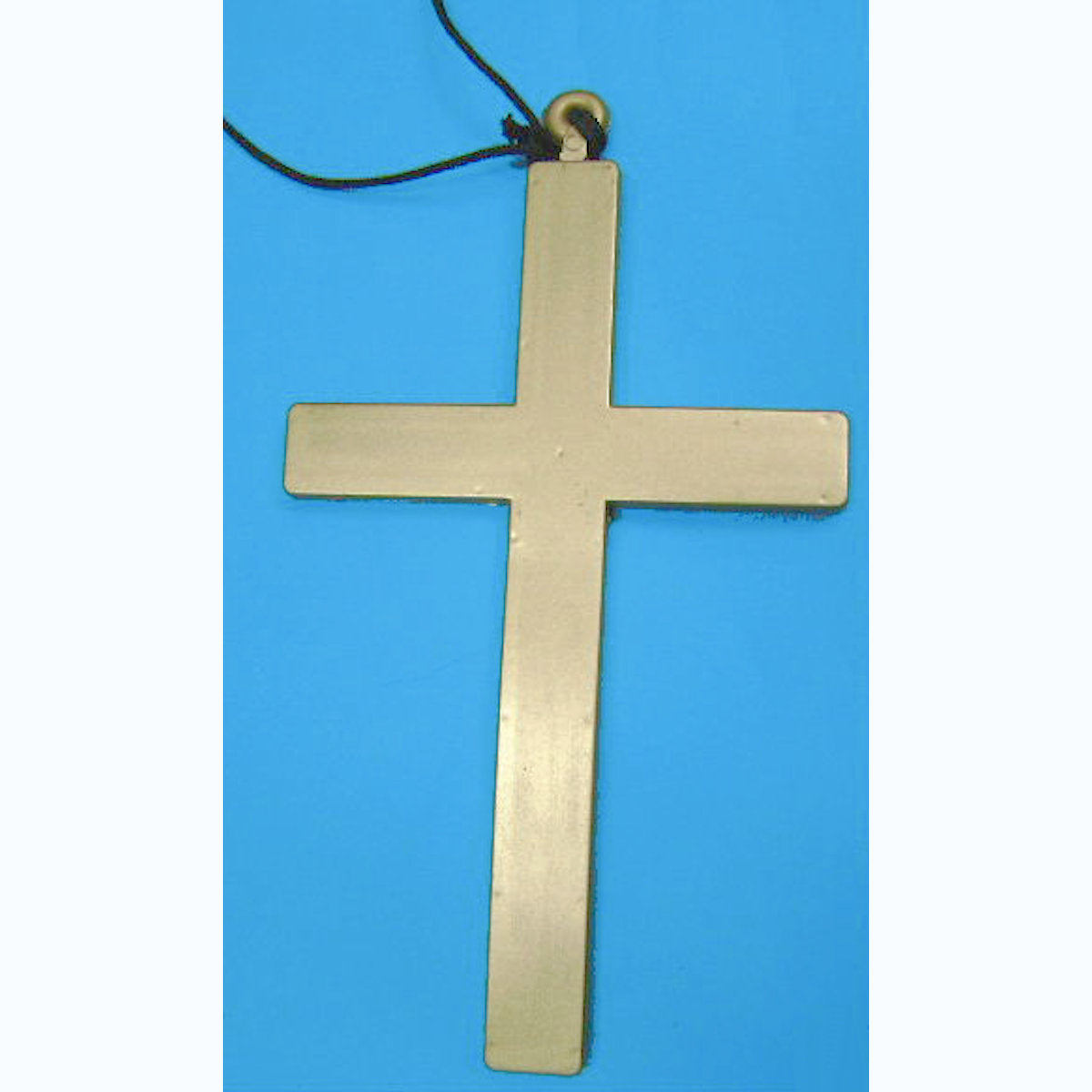 Large Monk's Gold Cross Crucifix Plastic Fancy Dress Costume Accessory 22 x 13cm