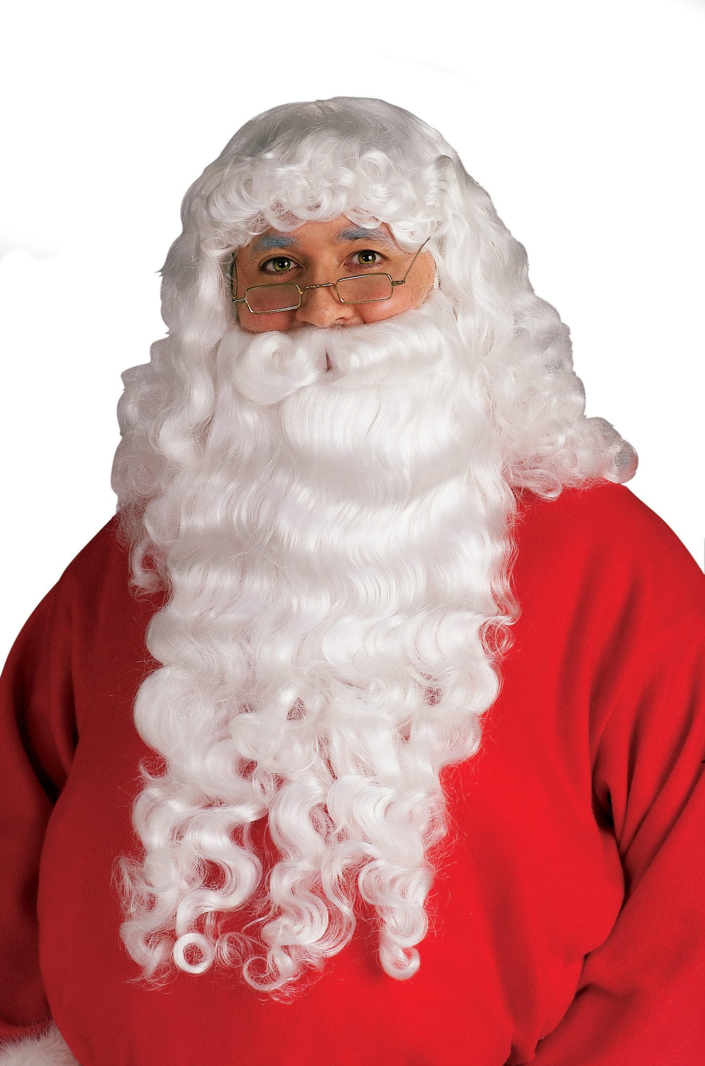 Santa Plush Hair Wig and Beard Set Very Soft and Thick