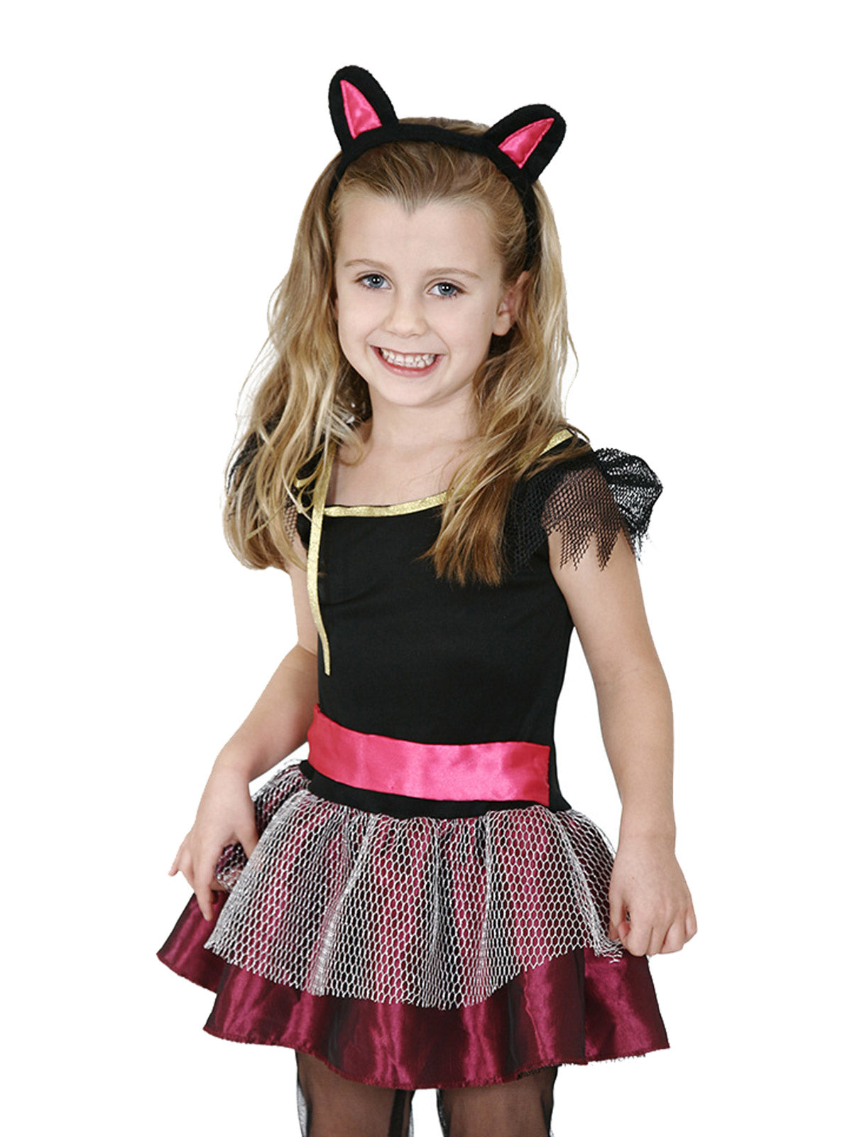 Girl's Rock Star Red Classic 80's Costume Child
