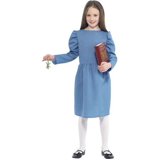 Roald Dahl Matilda Girls Book Week Costume with Newt & Book