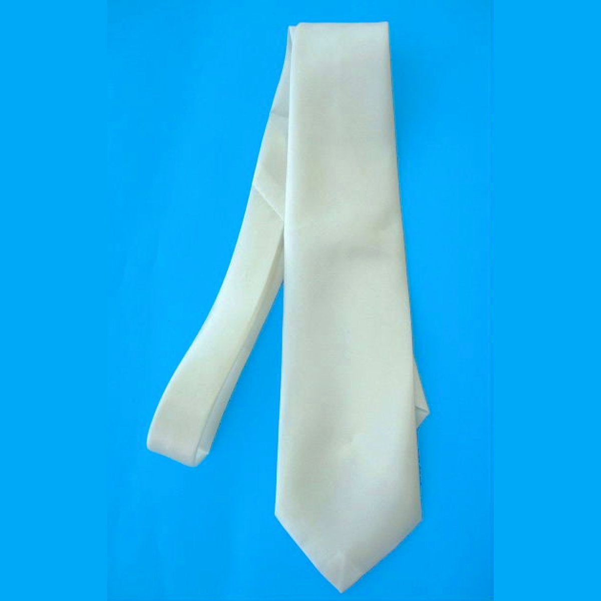 20's Gangster Mobster White Necktie Fancy Dress Costume Accessory