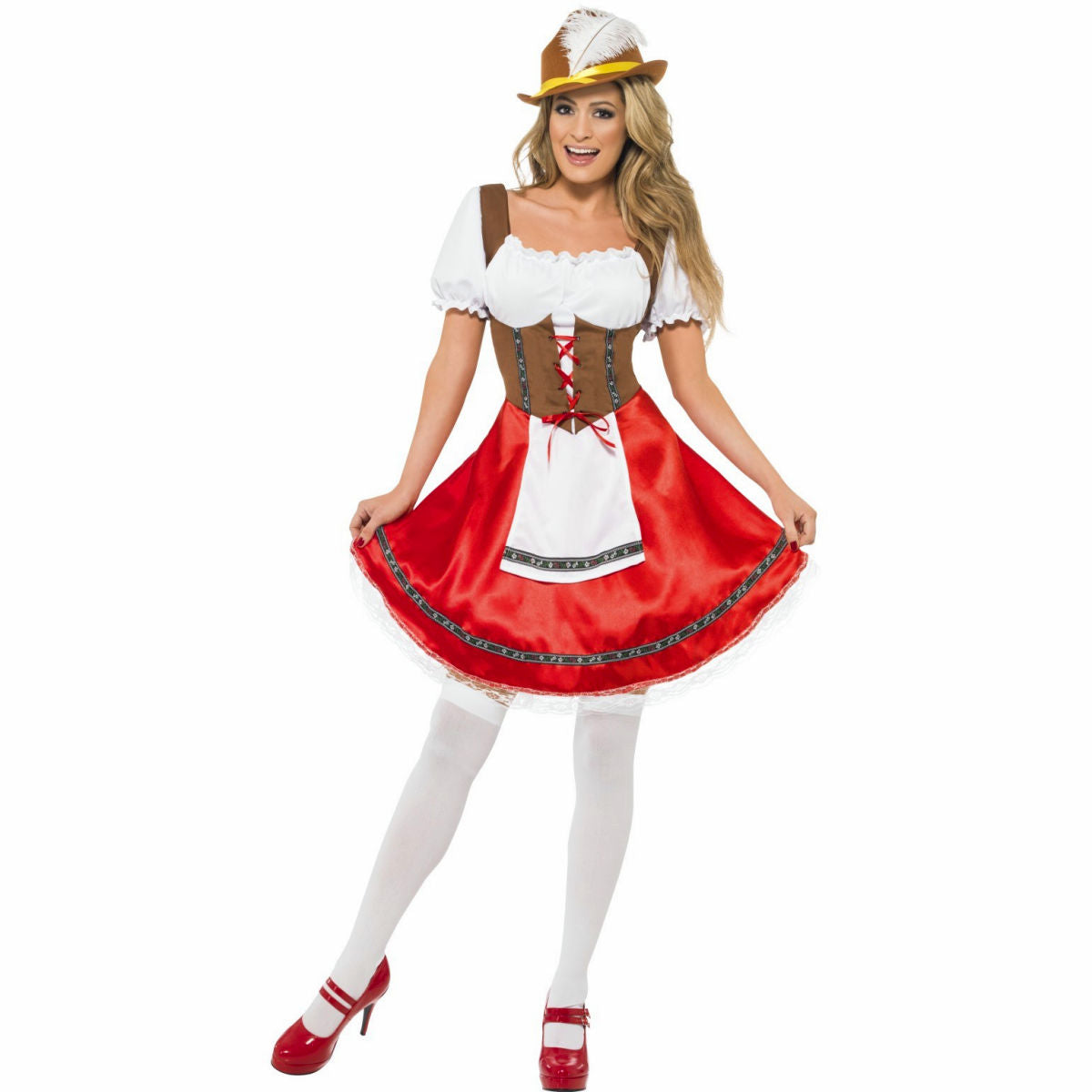 Bavarian Wench Oktoberfest Beer Wench Women's Fancy Dress Costume