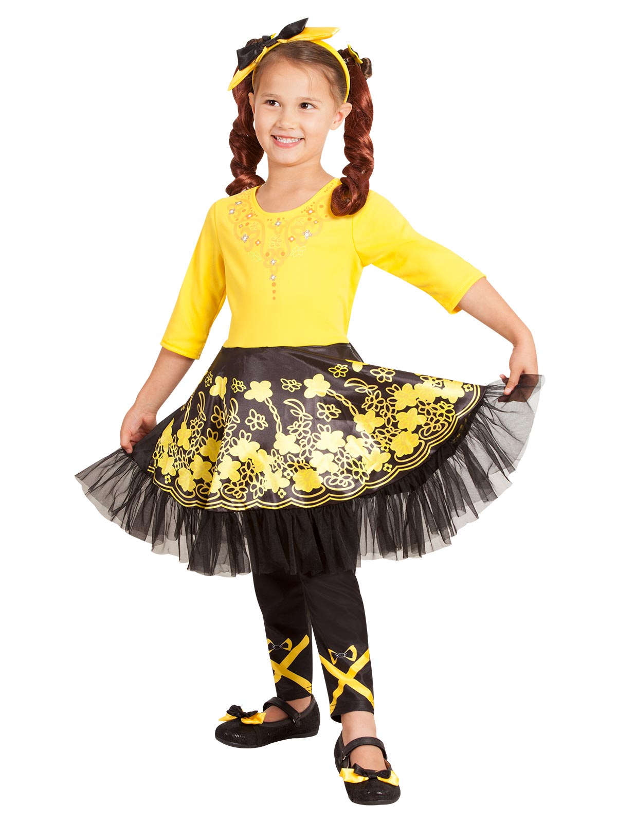 Emma Yellow Wiggle Deluxe Ballerina GIrl's Costume Licensed