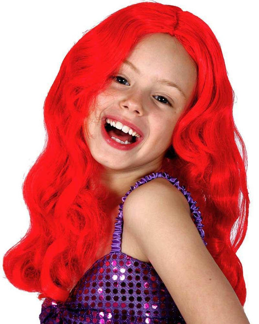 Ariel Disney Princess Red Child Costume Wig