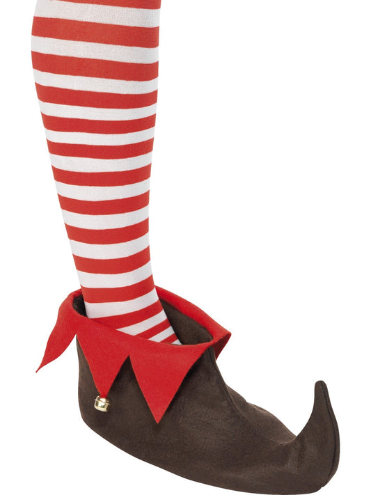 Brown Elf Shoes Christmas Costume Accessory