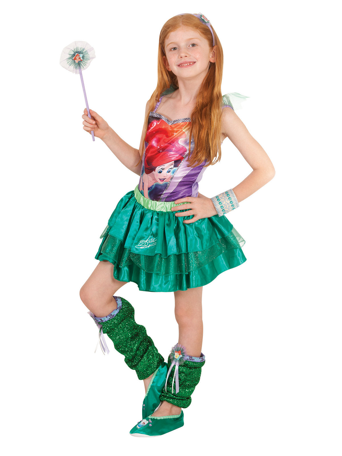 Ariel Princess Tutu Skirt Girls Child Costume