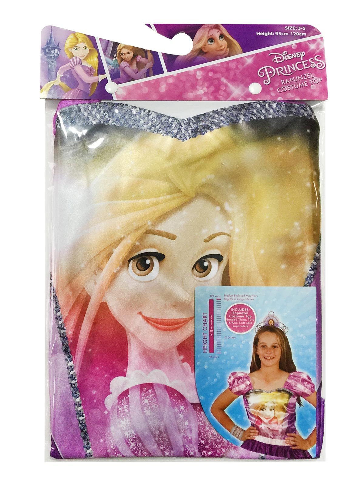 Disney Rapunzel Princess Costume Top Child Girls costume Licensed