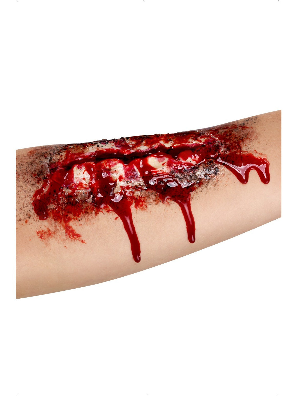 Open Wound Scar Latex Make-Up Zombie Halloween FX Large 25cm long