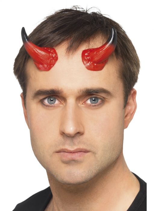Devil Demon Make up Kit with Horns