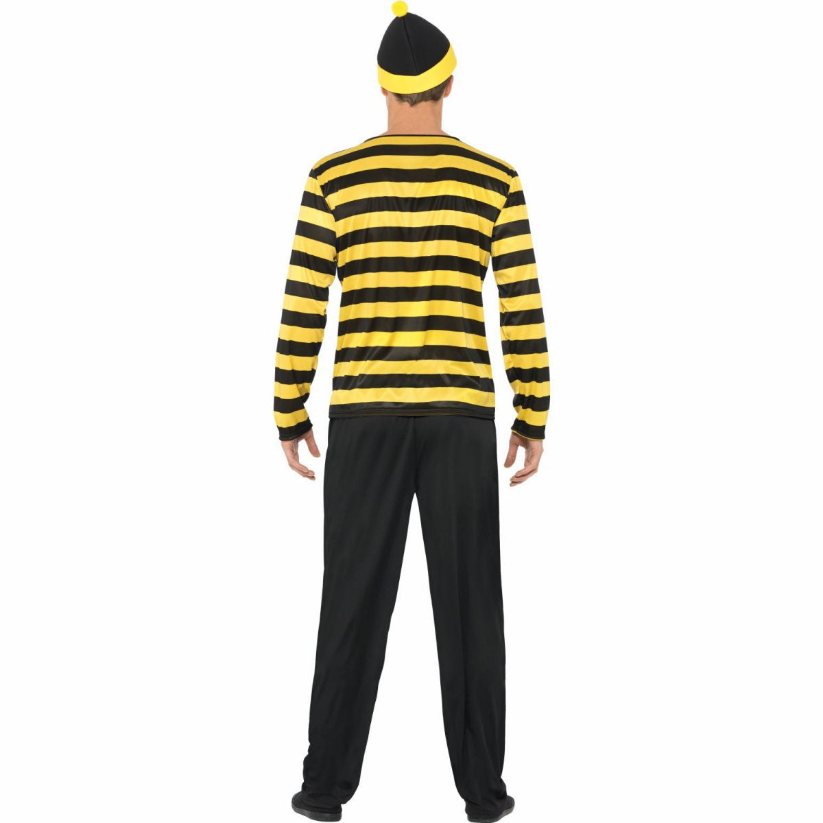 Where's Wally Odlaw Men's Costume with Pants, Top, Hat, Moustache and Glasses