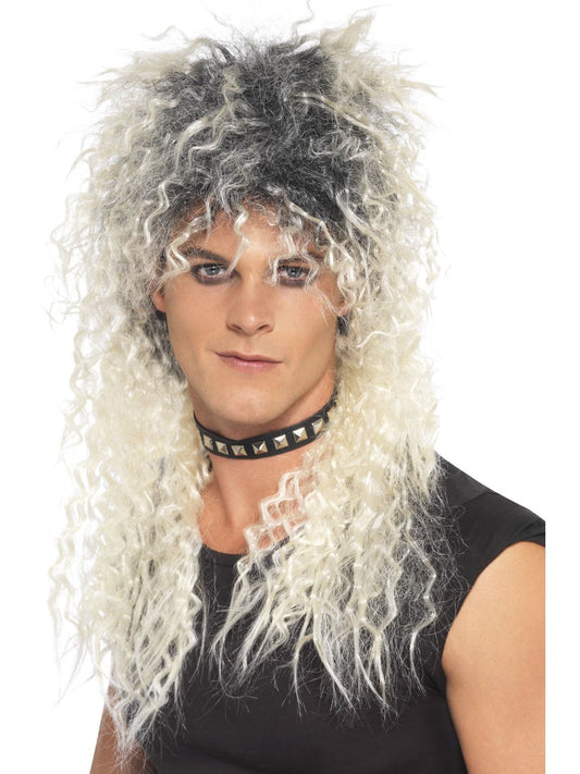 80's Hard Rocker Wig Two Tone Blonde Iconic look Rock Star Costume Wig