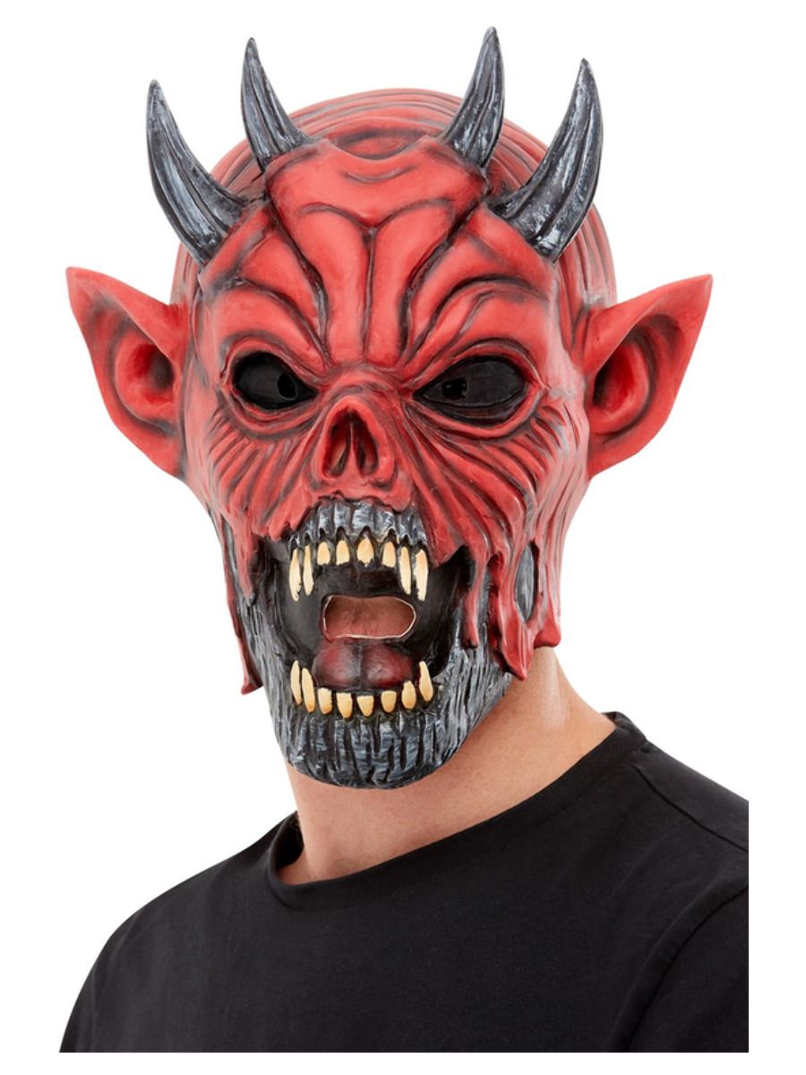 Devil Demon Latex Mask Full Head High Quality Halloween Costume Mask