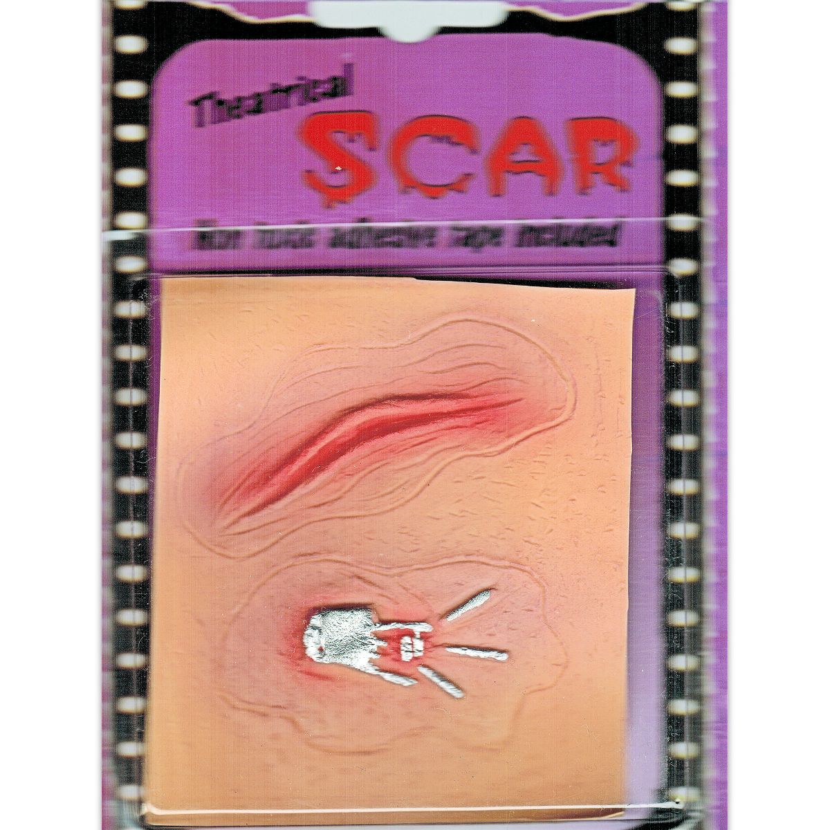 Stapled Wound Scars Latex Zombie Horror Makeup Special FX Costume accessory