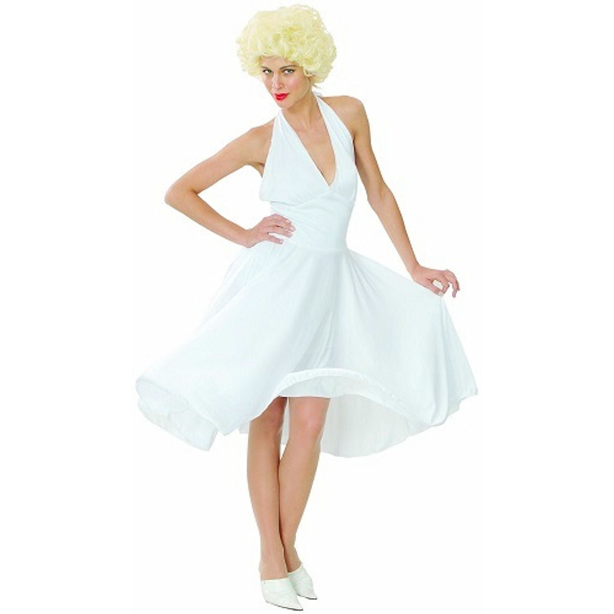 Monroe Deluxe Iconic Bombshell 50's Pleated Dress Woman's Costume