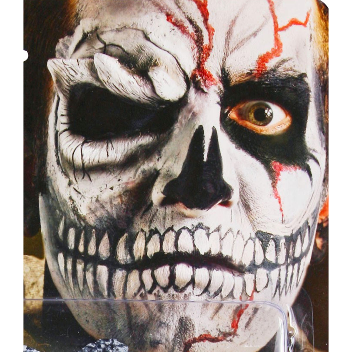 Skull Zombie Missing Eye Makeup Special FX Kit Halloween Costume Accessory
