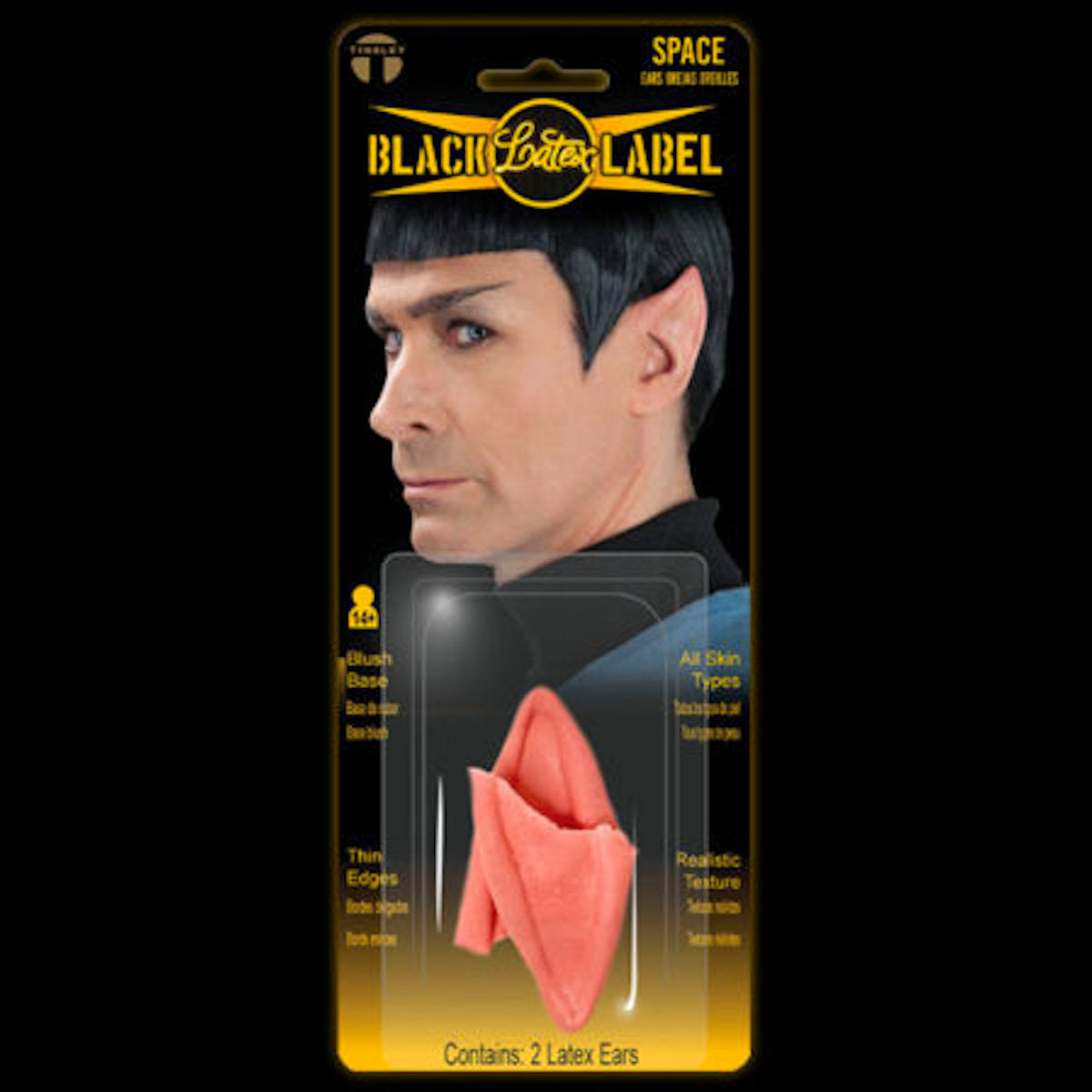 Latex Pointed Ears Spock Elf Alien Special FX Makeup Professional Quality