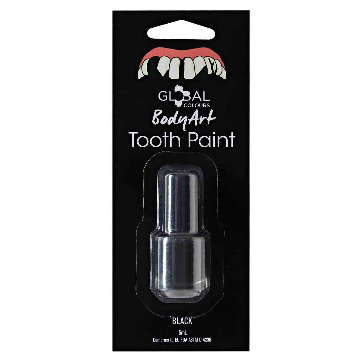 Black Tooth Paint Halloween Special FX Fancy Dress face make-up Global