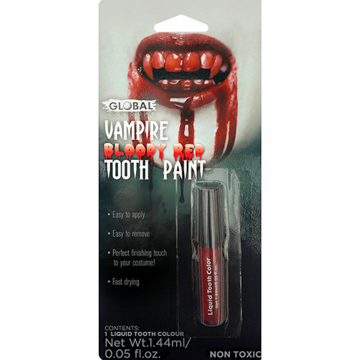 Bloody Red Tooth Paint Halloween Special FX Fancy Dress face make-up Global