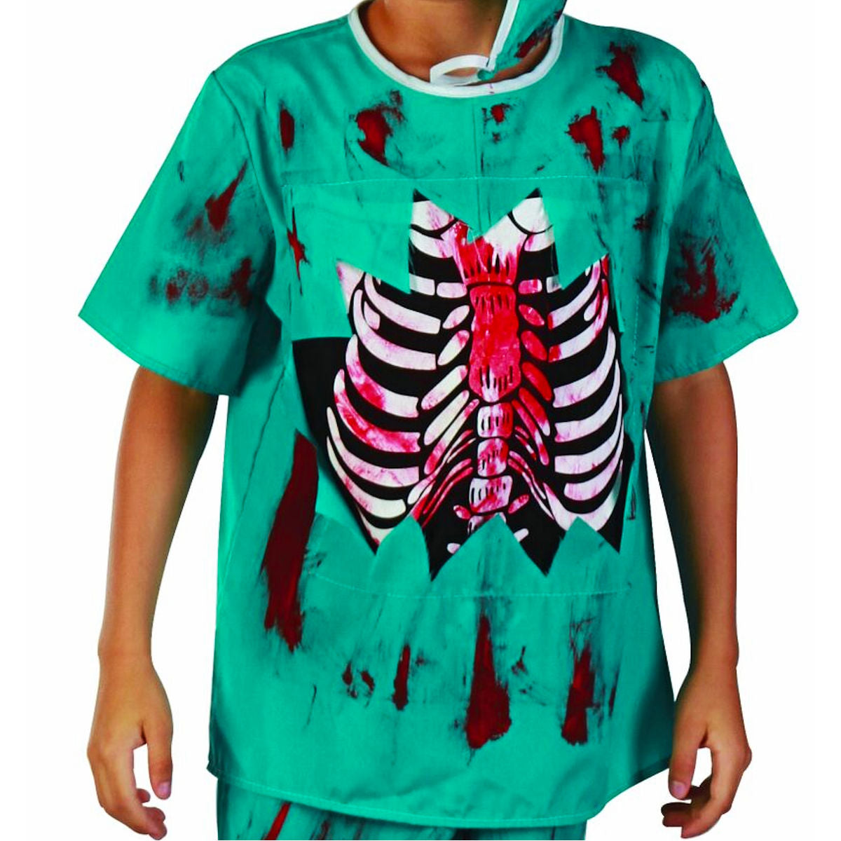Junior Zombie Surgeon Doctor Boy's Halloween Party Costume