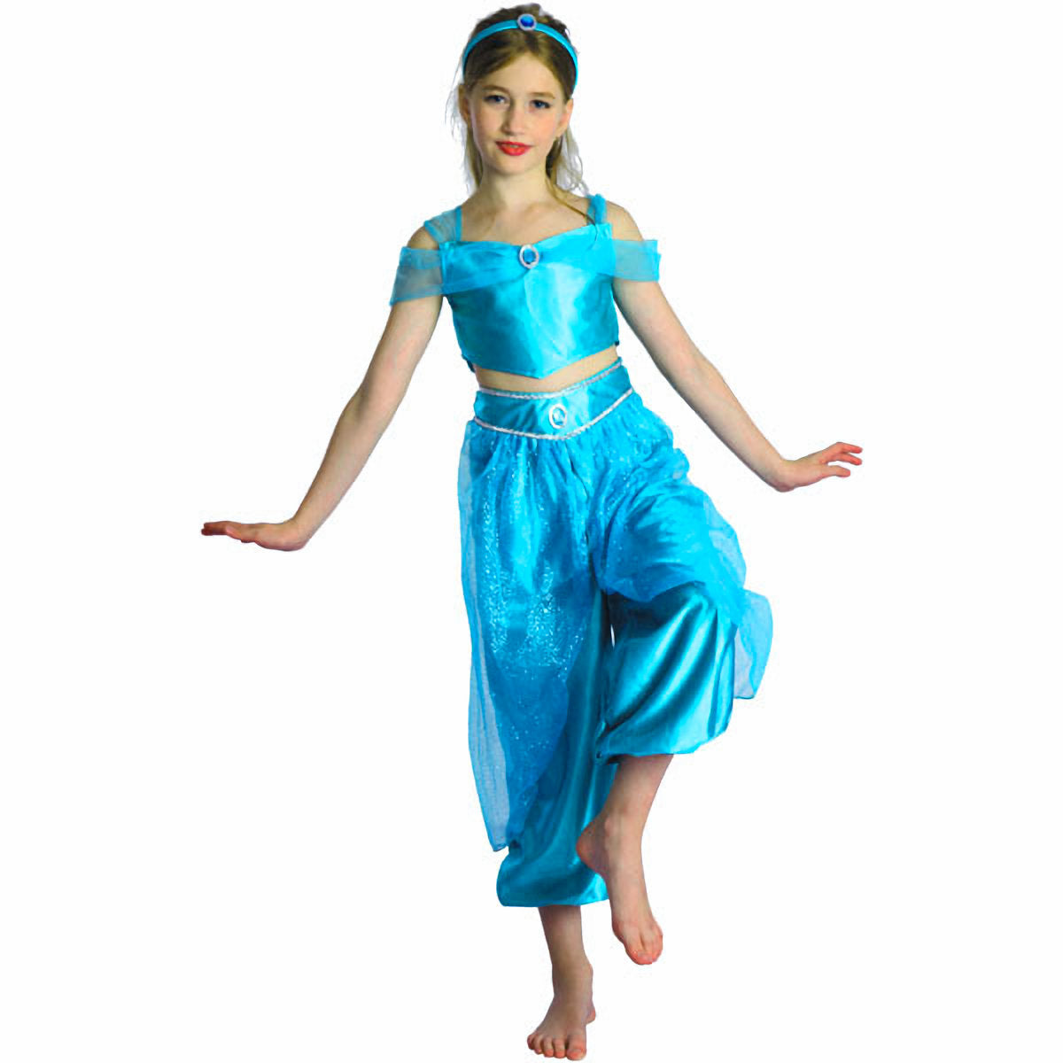 Genie Arabian Persian Harem Girl's Child costume Blue
