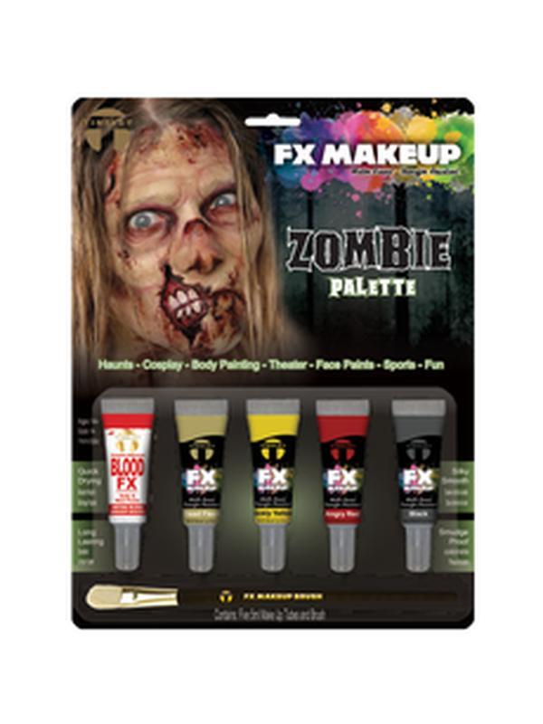 Zombie FX Make Up Palette Set Tinsley Water Based Transfer Resistant
