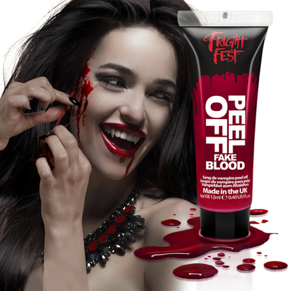 Peel Off Fake Blood Fright Fest Halloween Make Up Special FX